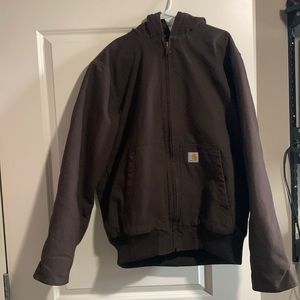 Mens Brown Carhartt Thinsulated Coat
